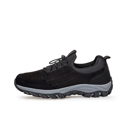 RONGSHI Abrasion Resistant Slip Resistant Lightweight Low Top Casual Shoes Chunky Sneakers For Dad And Elderly Men's