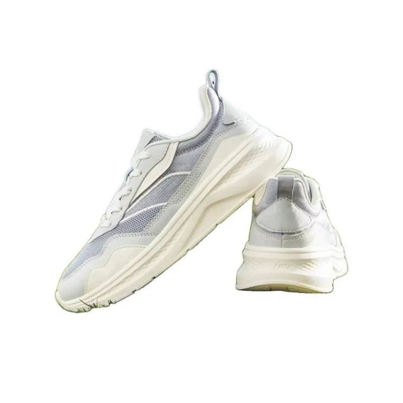 361° Slip Resistant Low Top Casual Shoes Women's White Gray-2