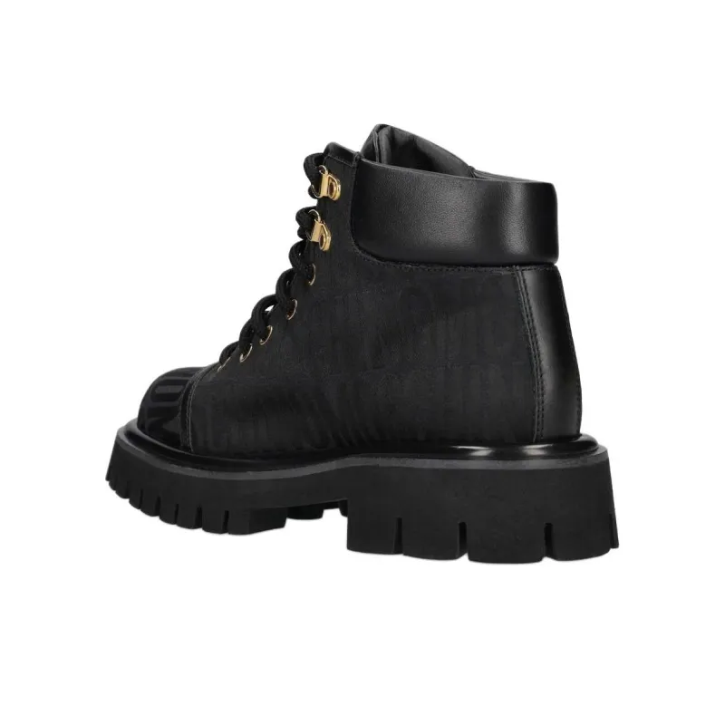 MOSCHINO Ankle Boots 4.5cm Women's Black-3