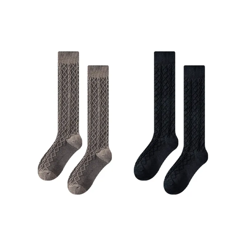 MIIOW Knee High Socks Women's 2 Pack-16