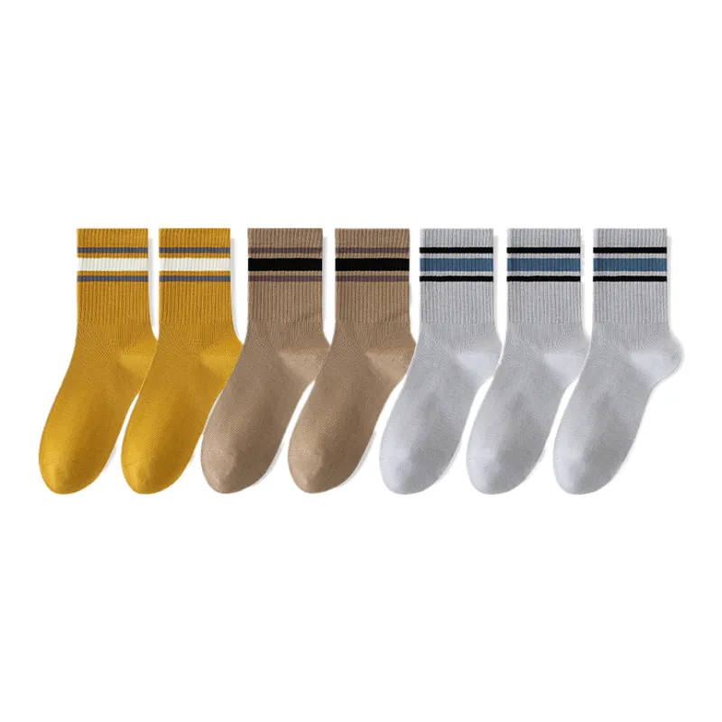 Cotton Gene Mid Calf Socks Men's 7 Pack-3