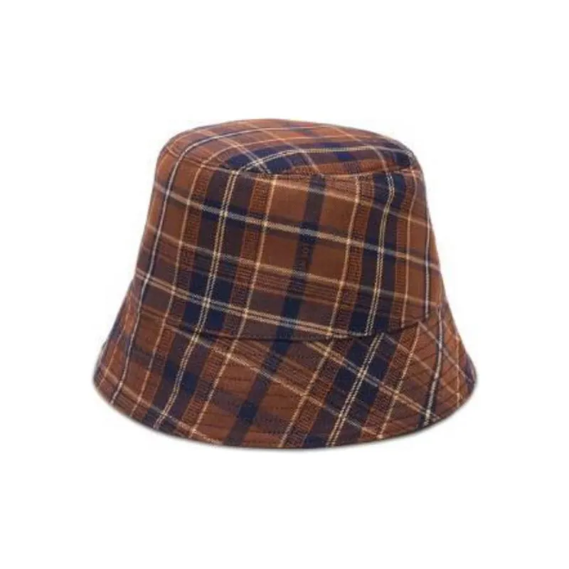 LOEWE Wax Canvas Bucket Hats Unisex Navy-1