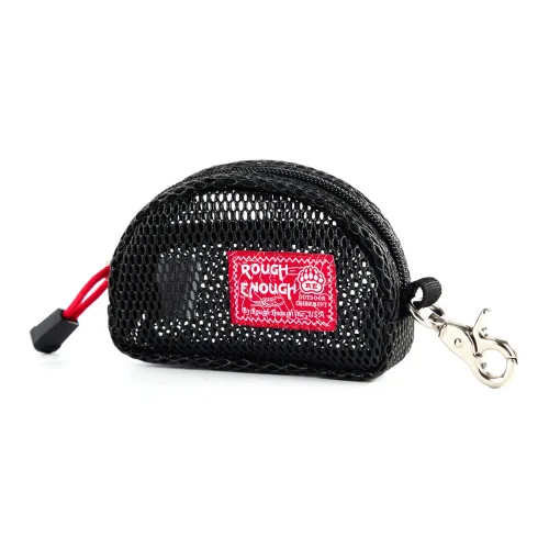 Rough Enough PVC Mesh Coin Purse Regular Unisex Black