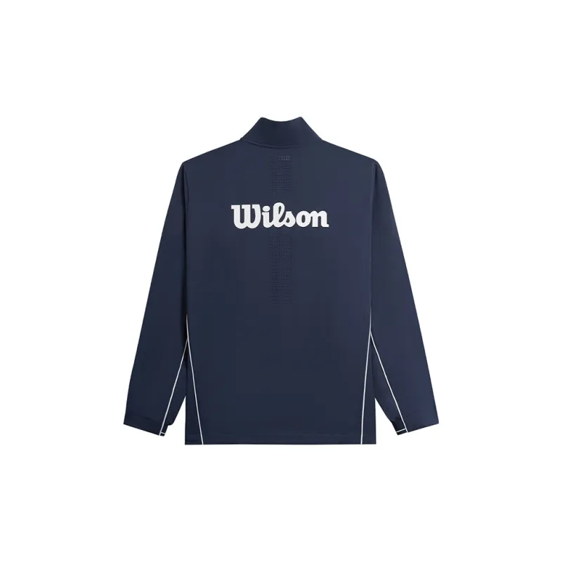 Wilson DEPTH SHOT Velvet feel Coat Men's Marine Blue-1