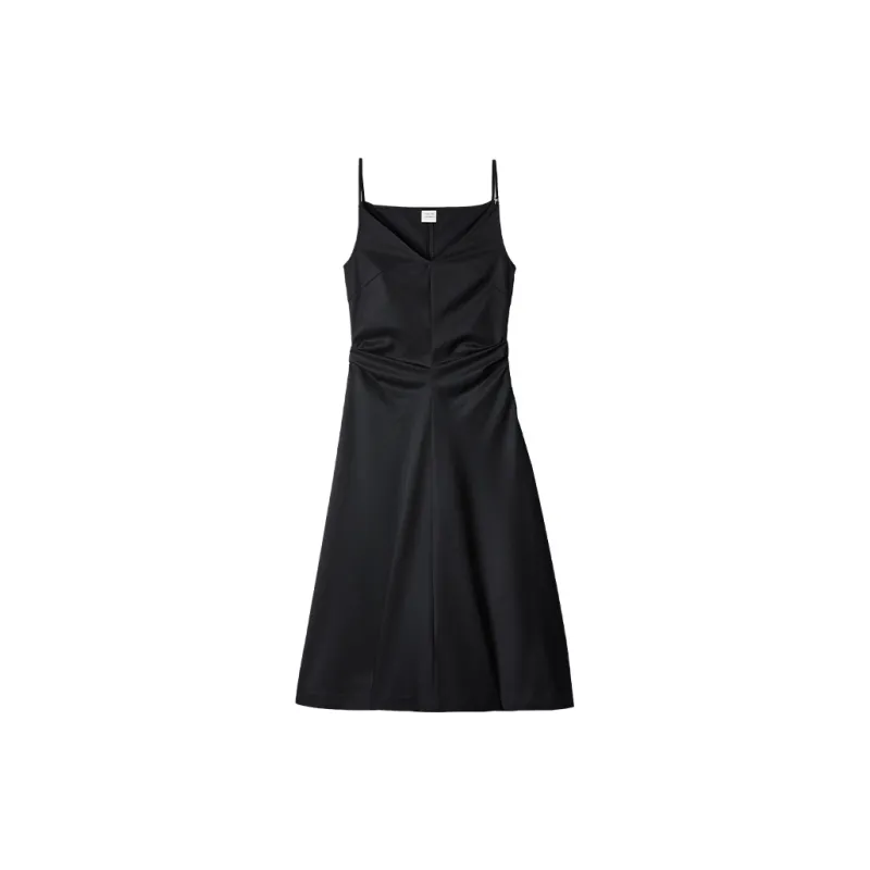 CALVIN KLEIN Slip Dresses Women's Space Black-1
