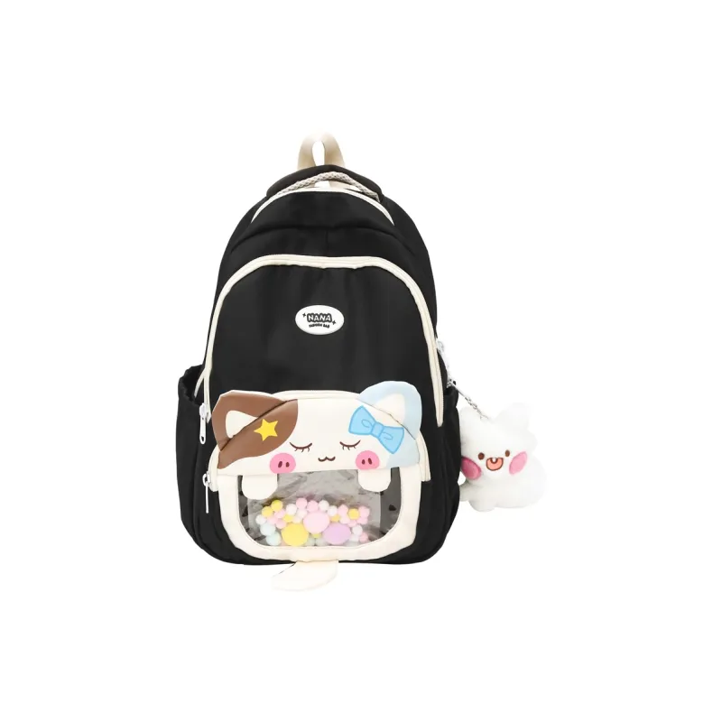 SUN ERATH&U Nylon And PVC Backpack Regular Women's Multicolor-8