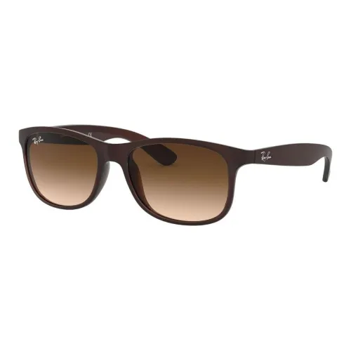 RayBan Injection Molding Square Sunglasses Unisex Brown