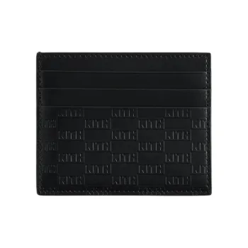 KITH KITHmas Monogram Card Holder Black