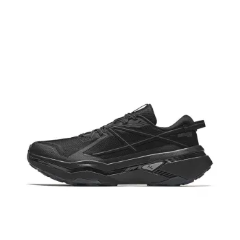 Anta Hunter Fury 2 Anti Slip Wear Resistant Low Top Nitrogen Technology Trail Running Running Shoes Women's Black Gray