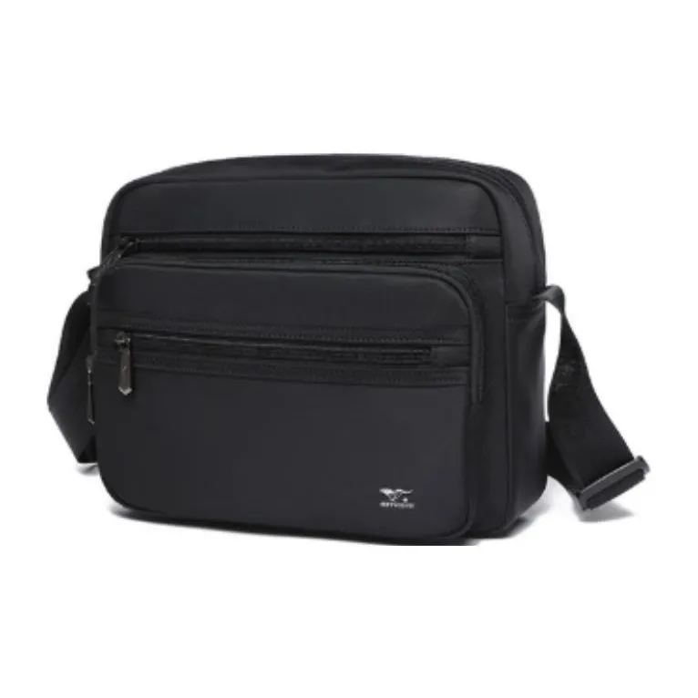 SEPTWOLVES Fabric Crossbody Bag Men's Black-1