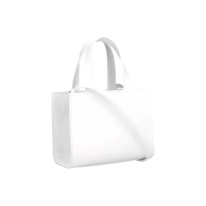 OFF-WHITE Leather Portable Crossbody Bag Shoulder Bag Kids' White-2