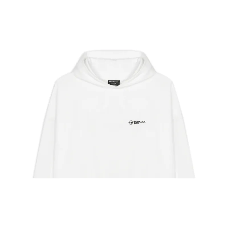 Balenciaga Sweatshirt Loose Fit Style Men's White-2