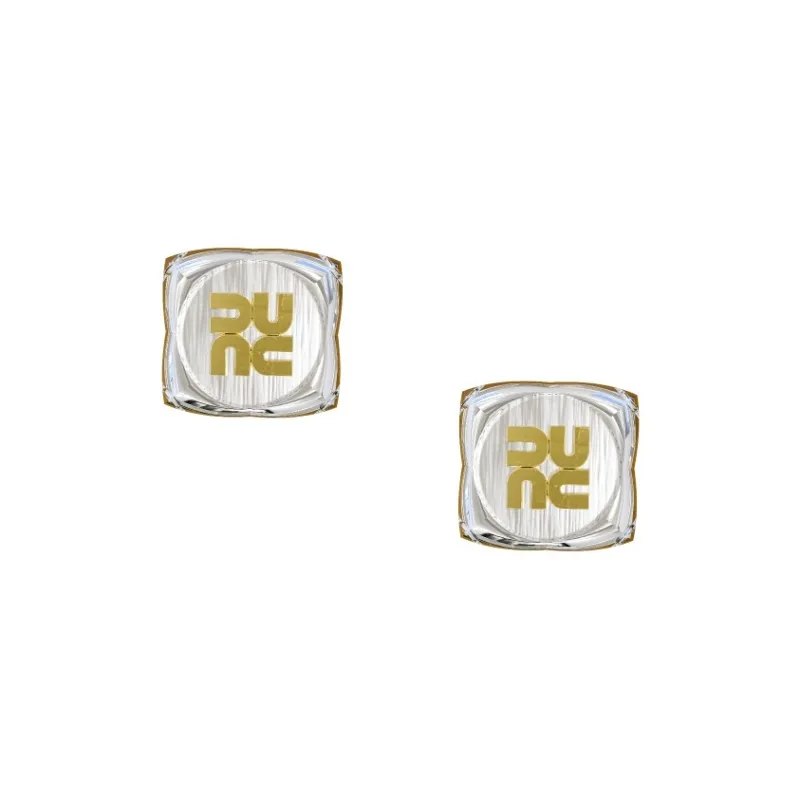 Juunngle Lab Gold Plated Copper Stud Earrings Women's-5
