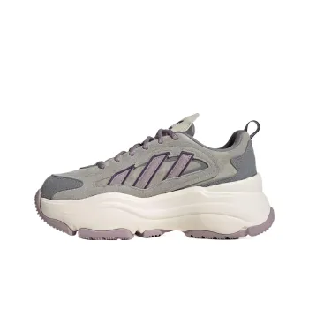 Adidas OZGAIA Wear resistant And Lightweight Low Top Casual Shoes Women's Gray