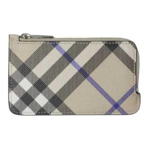 Burberry Polyurethane Card Holder Women's Ground Cloth Color