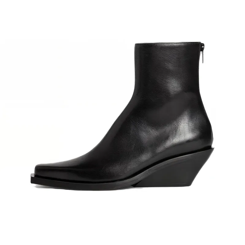 Ann Demeulemeester Rumi Cowboy Ankle Boots-0