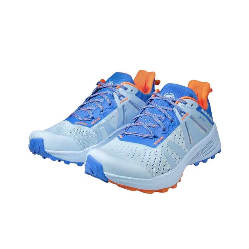 MAMMUT Saentis TR Cushioning Wear Resistant Low Top Trekking Shoes Women's Blue-1