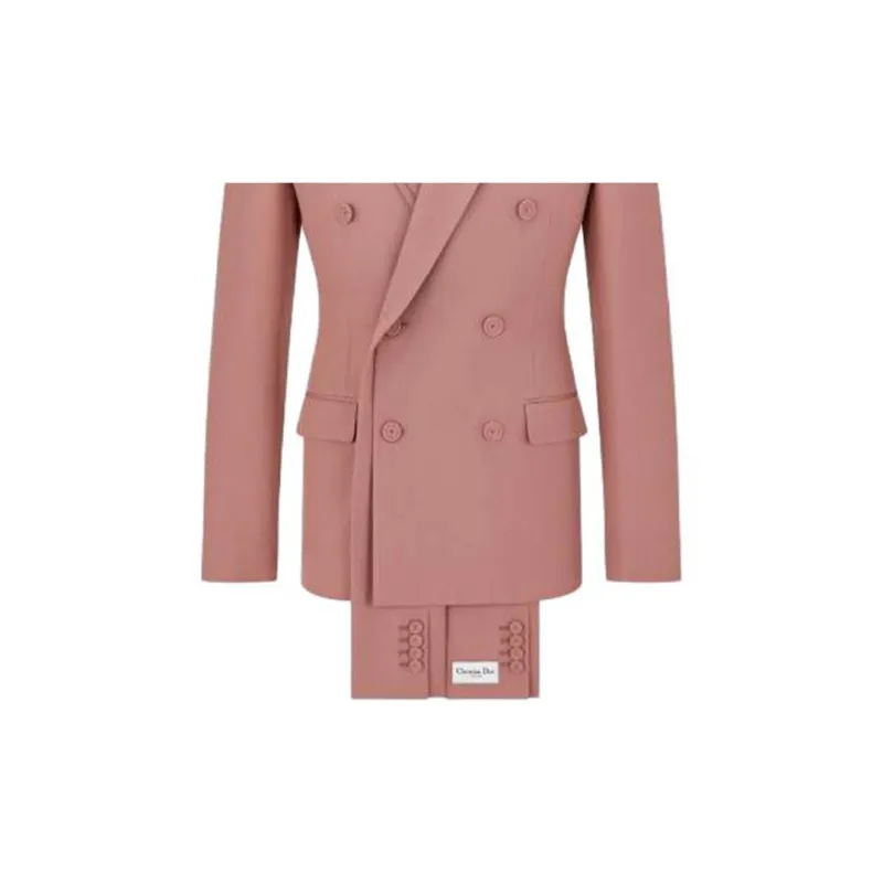 DIOR Detachable Cuff Double Breasted Blazer-5