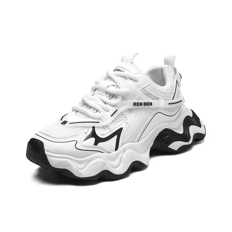 RENBEN Cushioning Lightweight Height Increasing Low Top Casual Shoes Men's-1