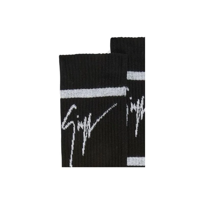 Giuseppe Zanotti Intarsia logo Ankle Socks-3