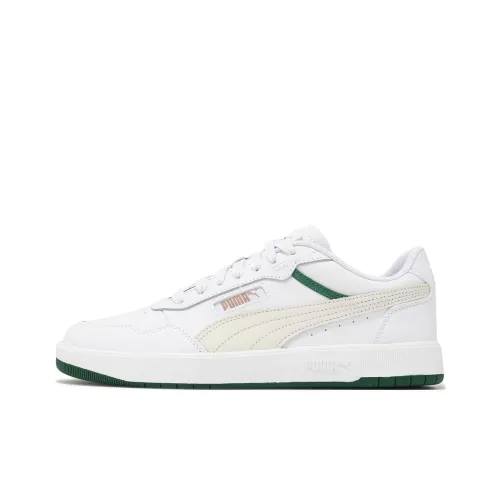 PUMA Court Ultra Anti-Slip Wear-Resistant Low-Top Tennis Shoes Unisex White