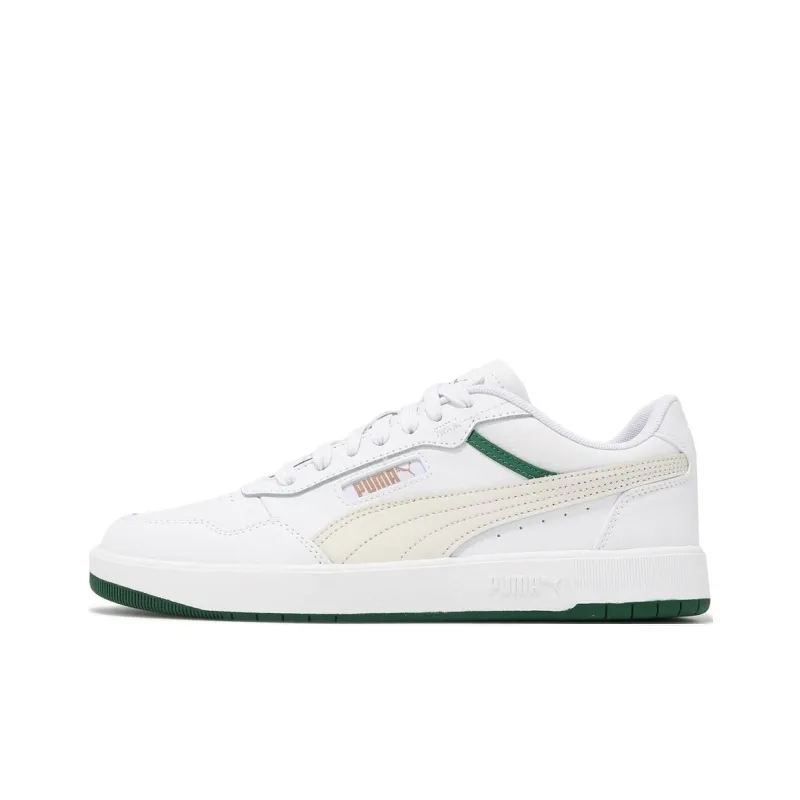 PUMA Court Ultra Anti Slip Wear Resistant Low Top Tennis Shoes Unisex White-0