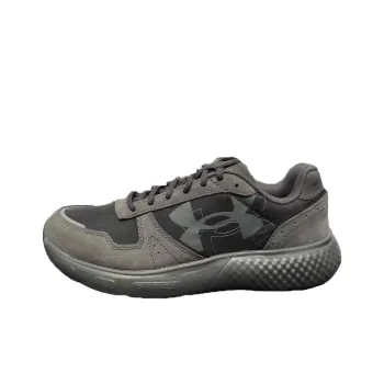 Under Armour Charged Decoy Cushioned Wear Resistant Slip Resistant Low Top Sprint Running Shoes Men's Black Gray Color