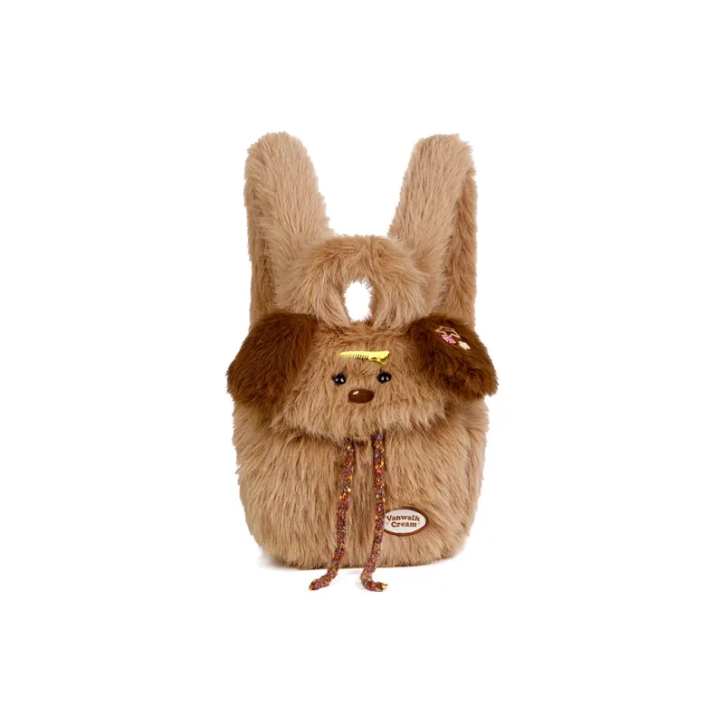 VANWALK Polyester Backpack Women's Sweet Chestnut Puppy/Lucky Puppy/Cloud Star Bunny-0