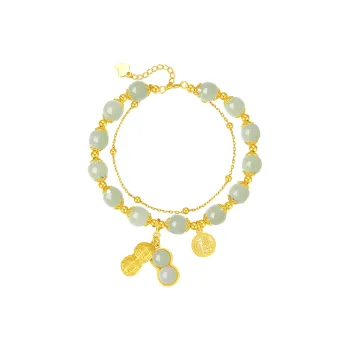 Chinese Jewelry Chalcedony Bracelets Women's