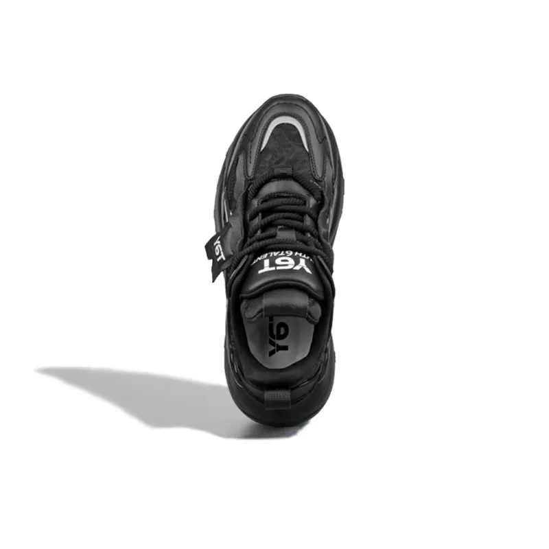 WENPU Height Increasing Lightweight Slip-Resistant Low-Top Chunky Sneakers Unisex-3