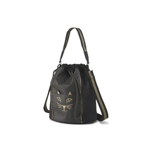 PUMA CHARLOTTE OLYMPIA Polyester With Nylon Handbag Shoulder Bag Regular Women's Black