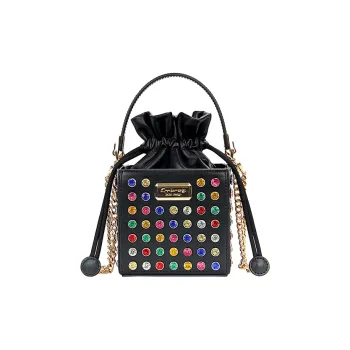 Ambrogi Cow Leather Crossbody Handbags Women's Multicolor