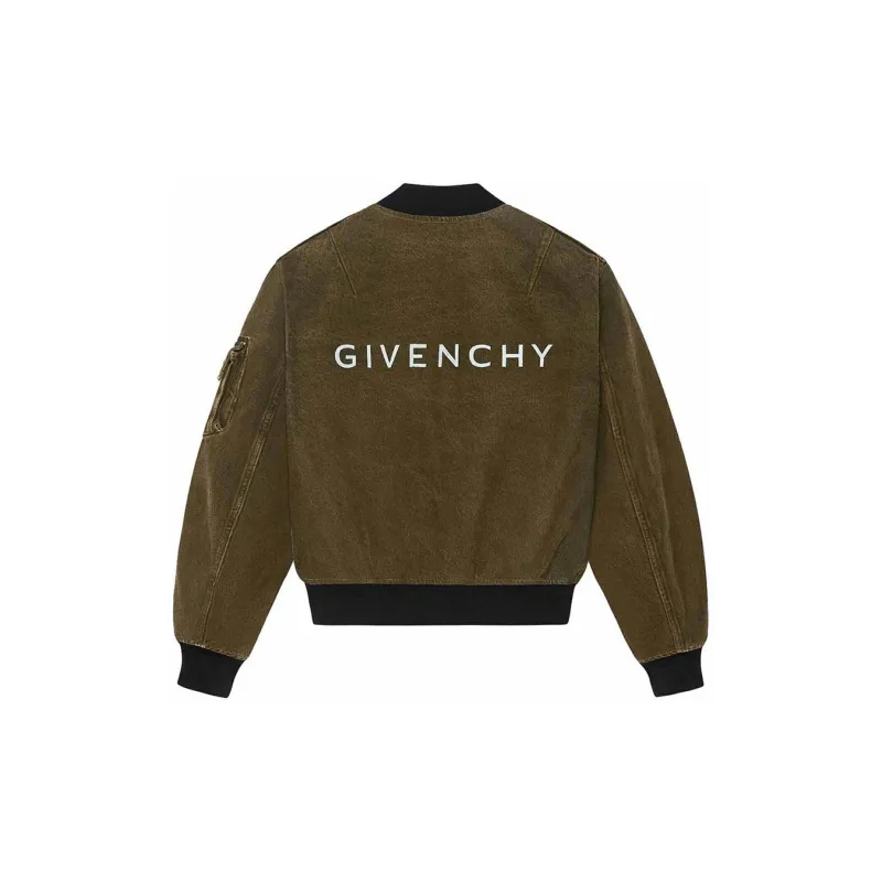 Givenchy Reversible Denim Bomber Jacket-2
