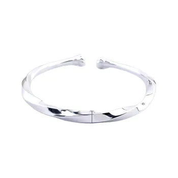XIFULI 999 Fine Silver Bangles Unisex