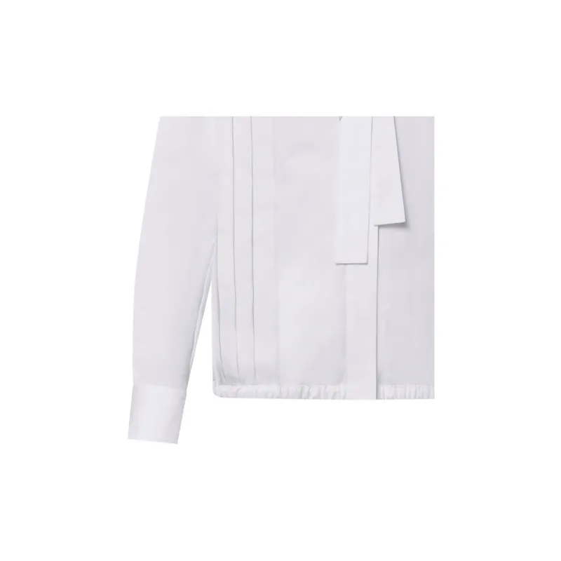 LOUIS VUITTON Pleat Detail Lavallière Blouse-2