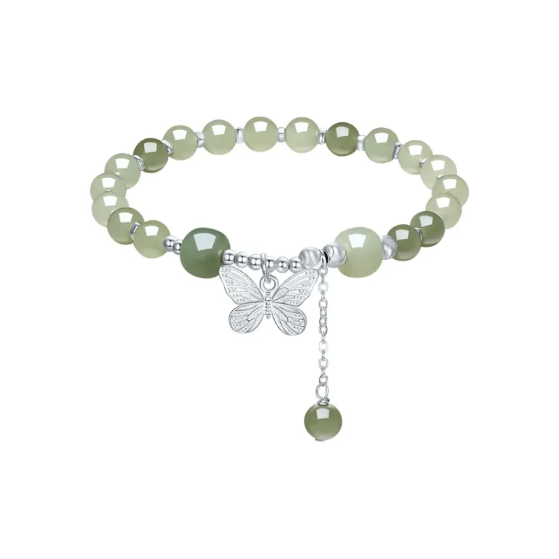 ZHOU LIU FU Hetian Jade Bracelets Green Jade Women's-0
