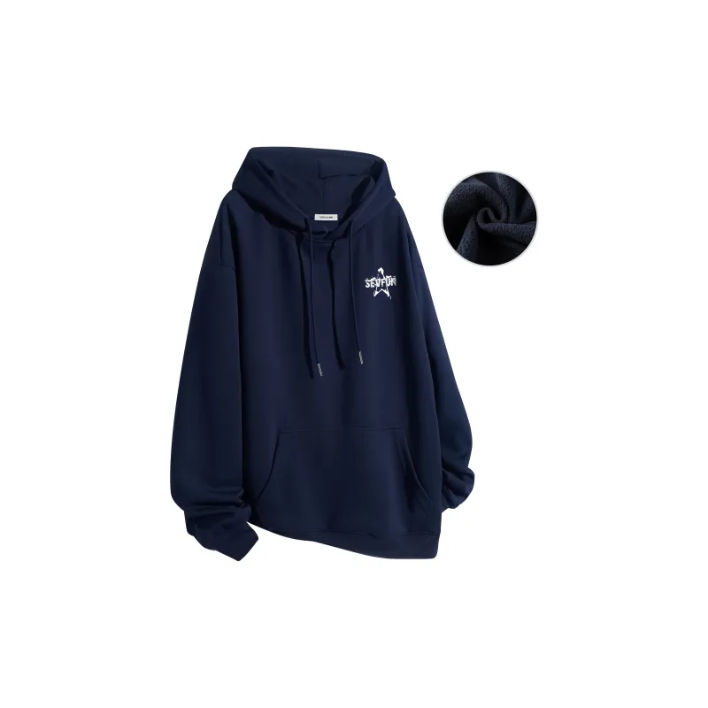 7 SEVFUN Sweatshirt Unisex Navy Blue-14