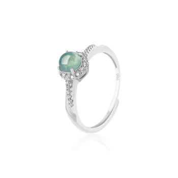 BYTHERE Glutinous Jade Rings Unisex