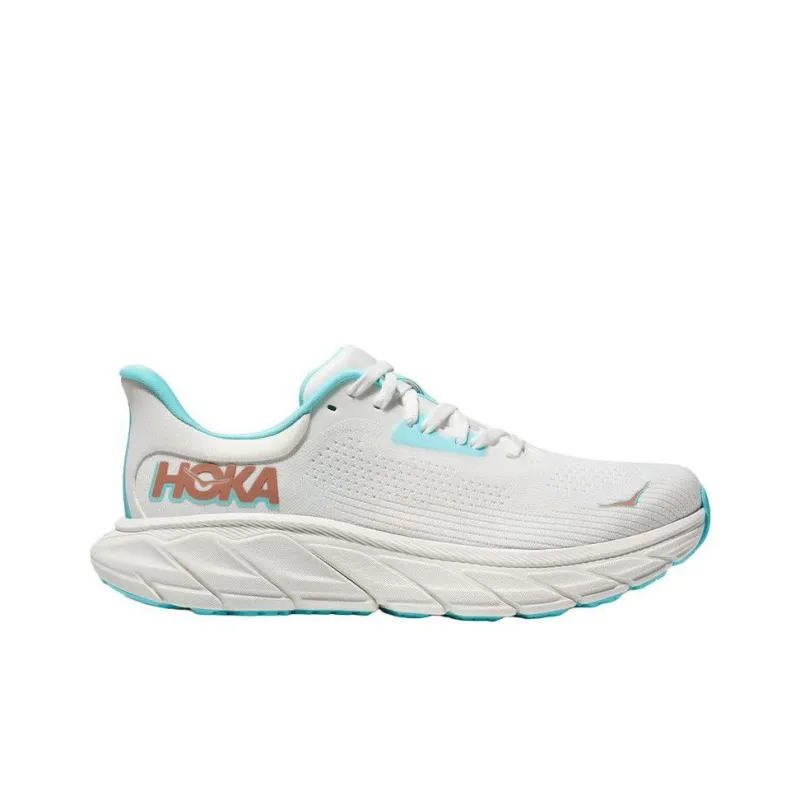 HOKA ONE ONE Arahi 7 Wear resistant And Lightweight Low Top Running Shoes Women's White-1