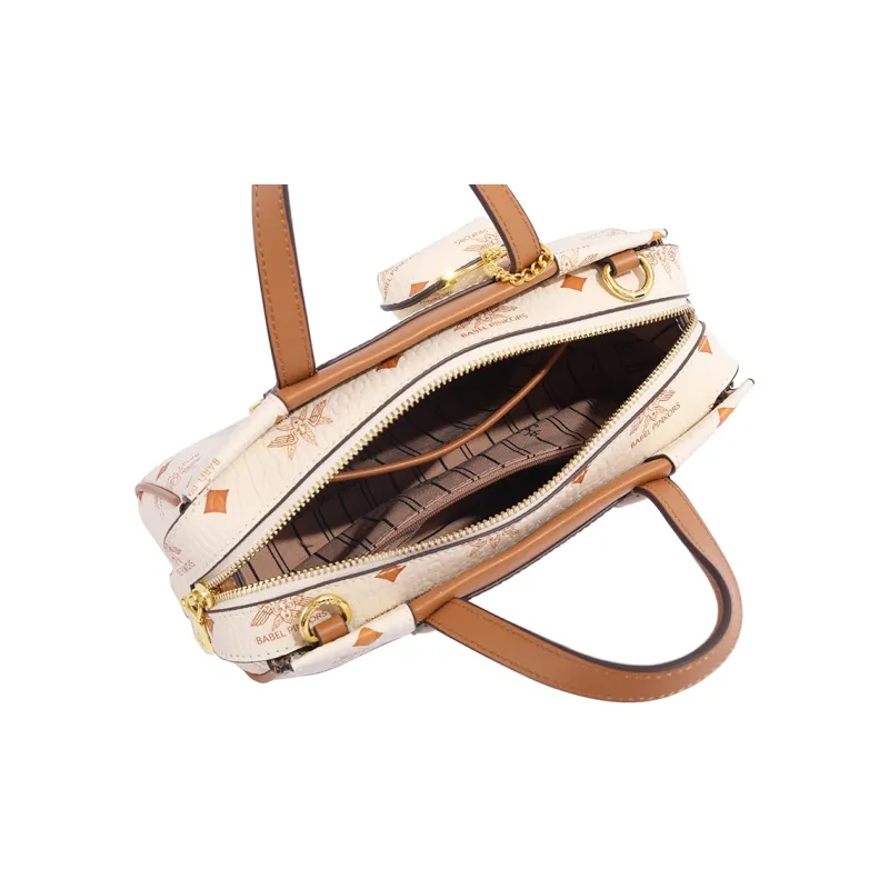 MISS GAIL Artificial Leather One Shoulder Handbag Crossbody Bag Regular Women's Black And White/Beige And Yellow/Pink-4
