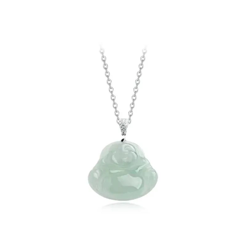 Bailijin Bean Type Jadeite Necklaces Unisex-0