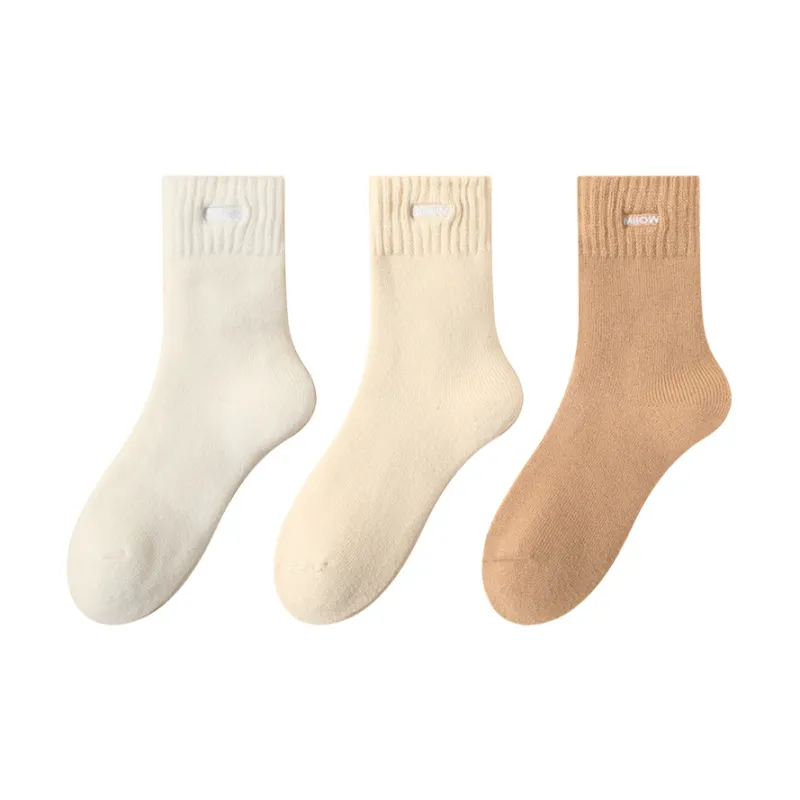 MIIOW Trend Party Series Mid Calf Socks Unisex 3 Pack-6