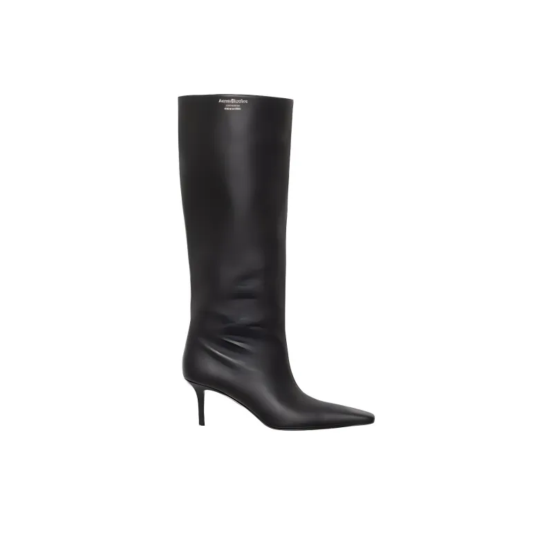 Acne Studios 80mm Leather Knee Boots-1