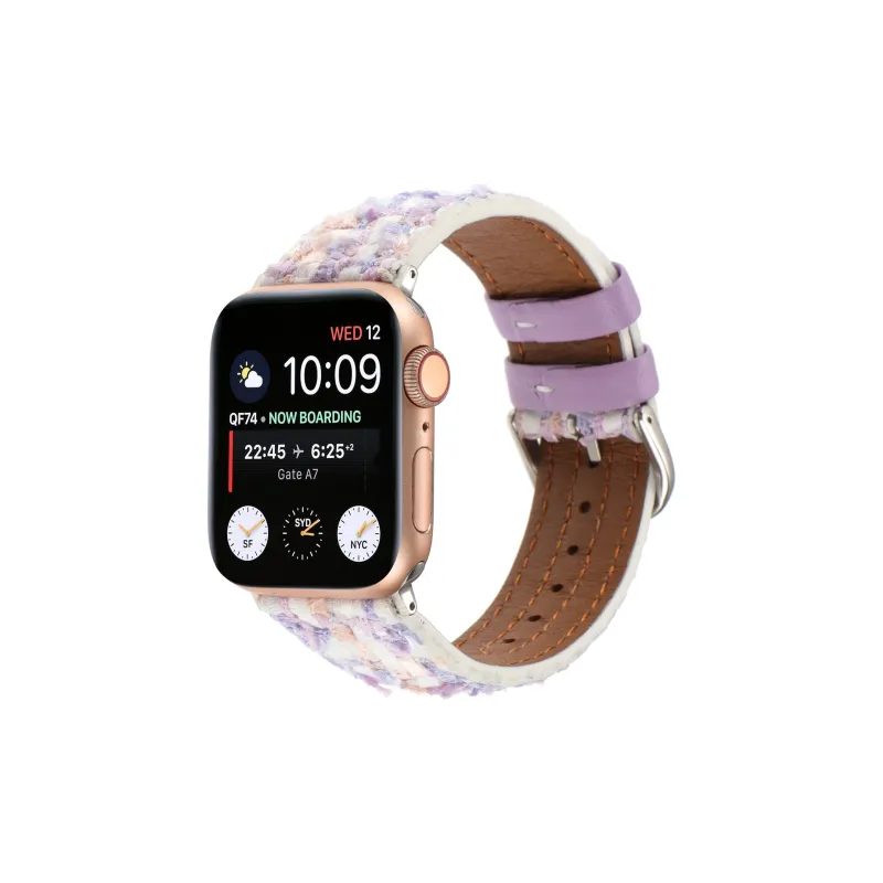 AOMN Watch Band Apple Compatibility Plush Material-11