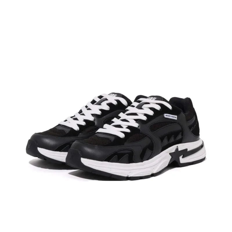 BOUNTY HUNTER x A BATHING APE SHARK STA Cushioning Low Top Casual Shoes Men's Black-1