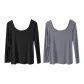 [2 Pack]Black+Gray Blue