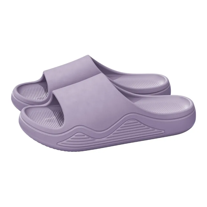 Foot Recreation Summer Indoor Home Use Slip Resistant Bathroom Bathing Eva Slippers, Unisex, Slippers-12