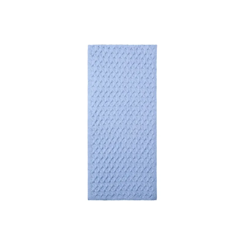 CALVIN KLEIN Sheep Wool Knit Scarves Men's Belair Blue-0