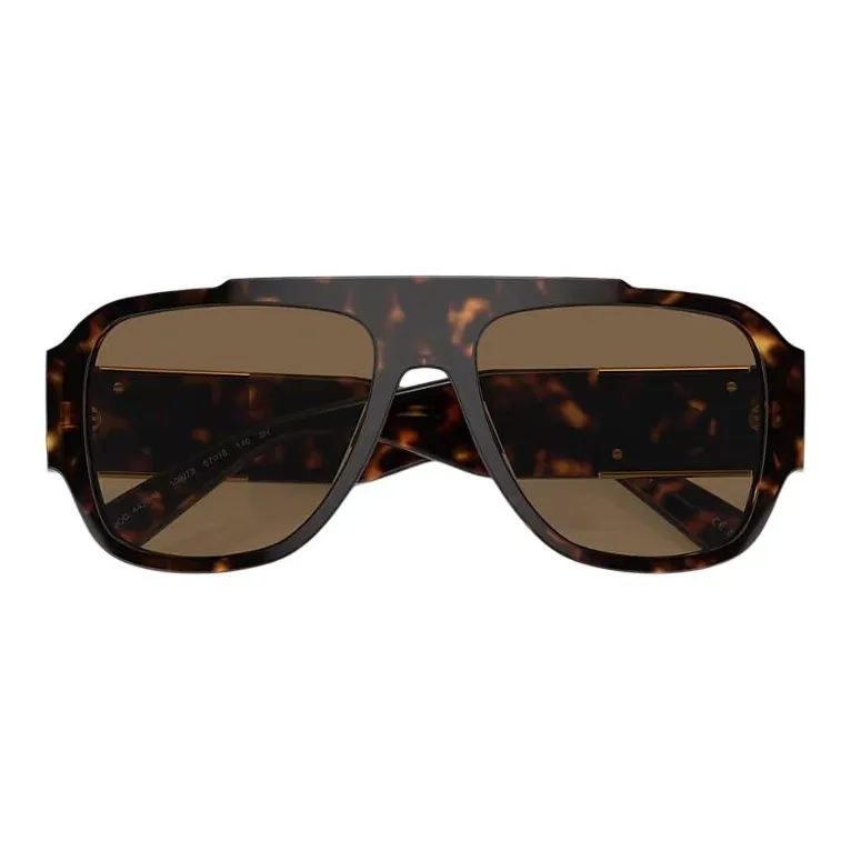 VERSACE Oversize Frame Sunglasses-4