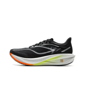 LiNing Flyer 5 Challenger Cushioned Slip Resistant Rebound Low Top Carbon Plate Marathon Running Shoes Men's Black